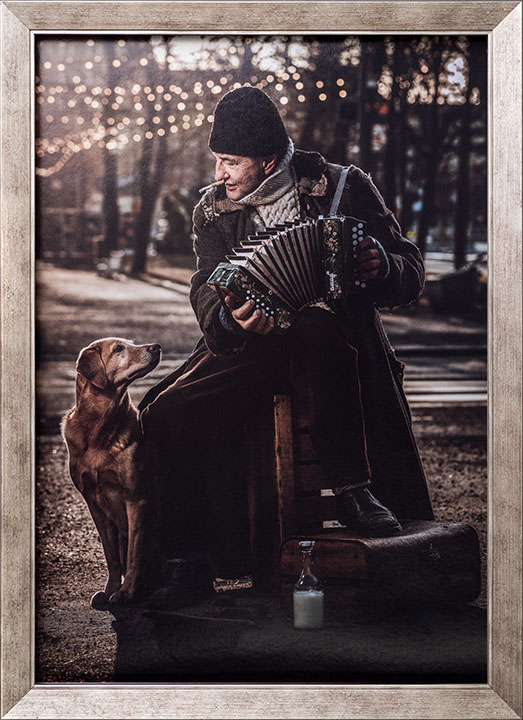 Fine Art -vedos kehyksessä, kuvaaja Suvi Roiko