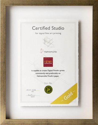 Hahnemuhle Gold sertifikaatti